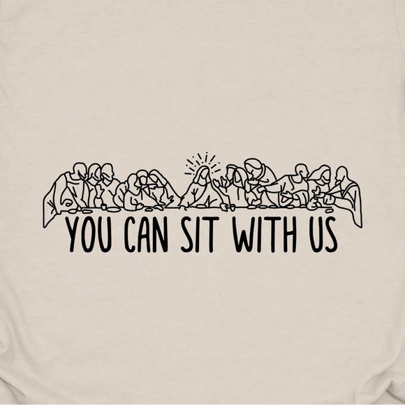 🆕 ‼️ SIT WITH US TEE | S | Eternal Light Co - Picture 2 of 5